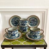 Flowerstone cups and plates