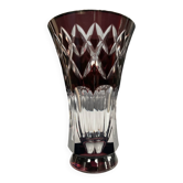 Vintage crystal vase from Val St Lambert