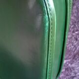 Leather suitcase