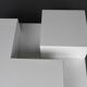 Table basse sculpturale minimaliste, années 1980