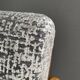 Grey fabric and wood 3 seat sofa 1960s