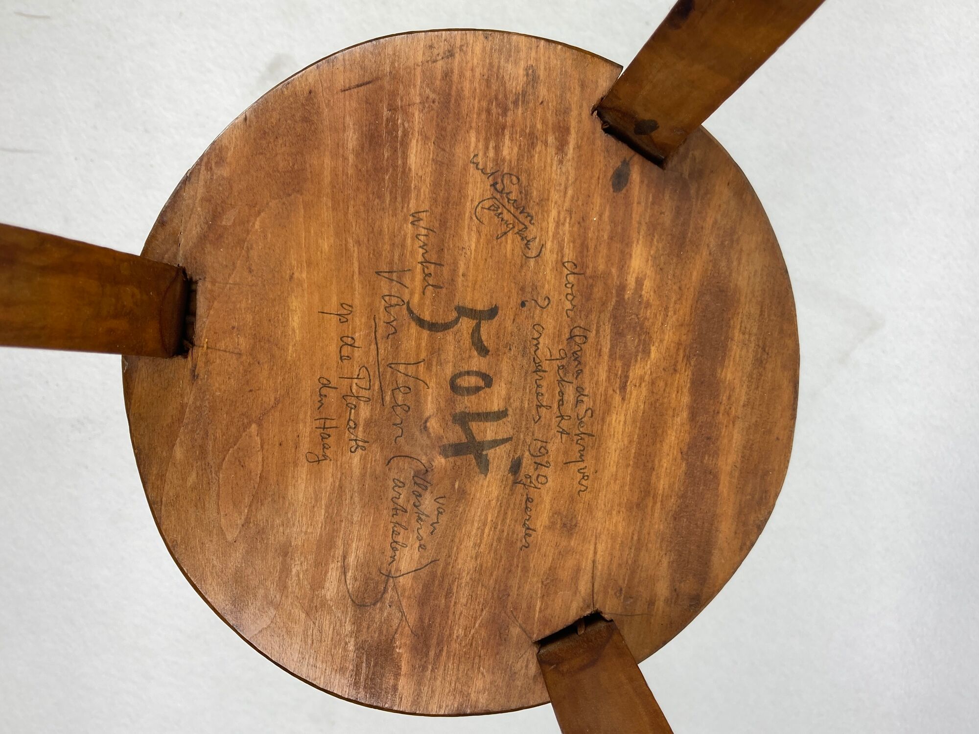 Antique Japanese hand carved side table, Liberty London ca 1905