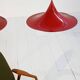 Pair of pendant lamps attributable to the “Semi” model by Claus Bonderup