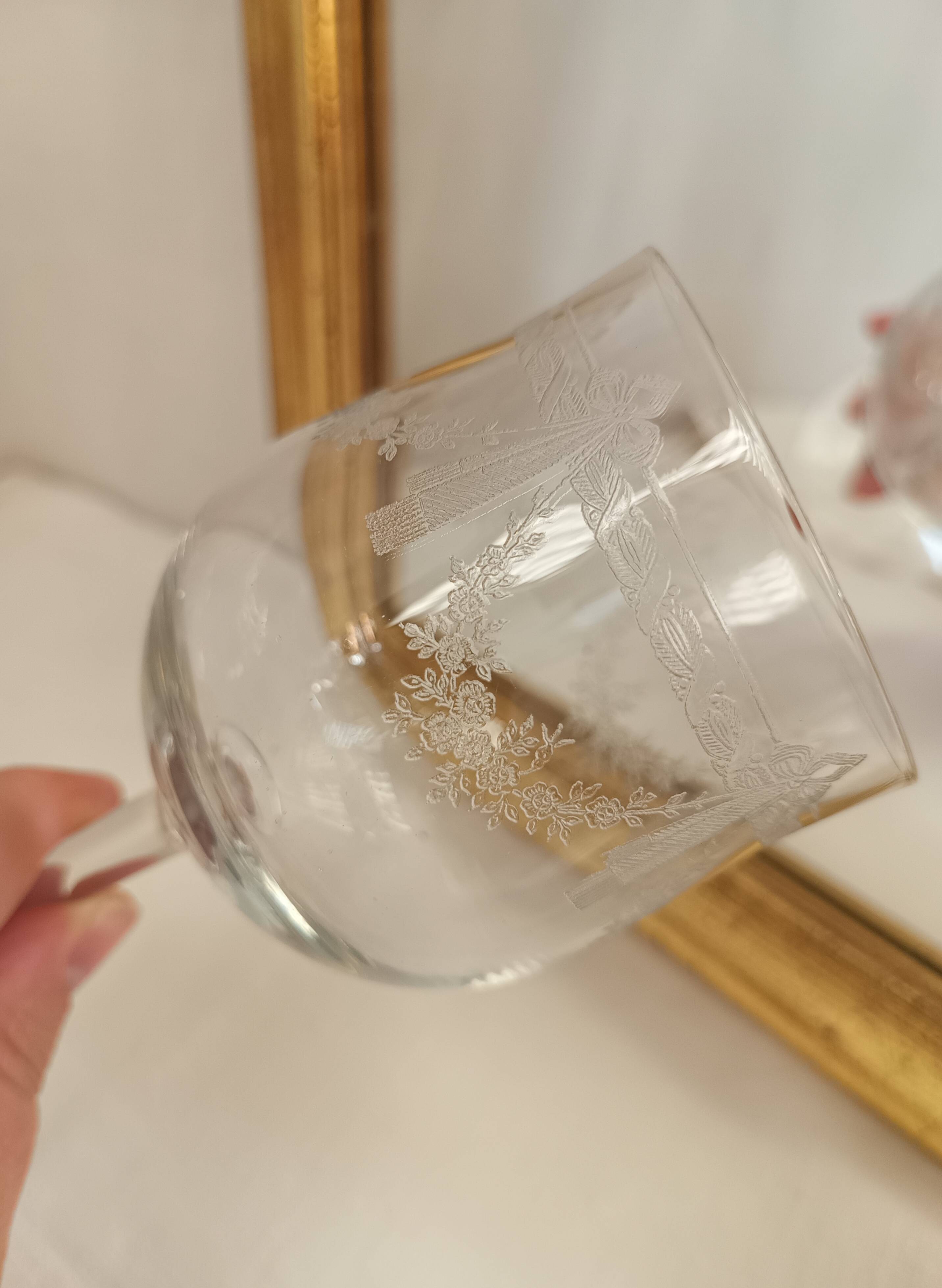 Grands verres Meisenthal modèle Pasteur gravure Empire