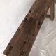 Workbench out of his barn wood