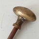 Antique olive door handle from the 19th century.