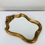 Vintage gilded wood mirror in classic style