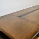 Important walnut executive desk for faram 1957 italy publisher 80's