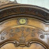 Wedding armoire from Rennes dated 1857 and signed François fils Denot.