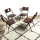 Pyramide Chairs By Wim Rietveld, Set Of 4