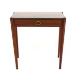 Mahogany bedside table, Sweden, 1950s