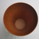 Large teak waste paper basket Martin Aberg for Servex