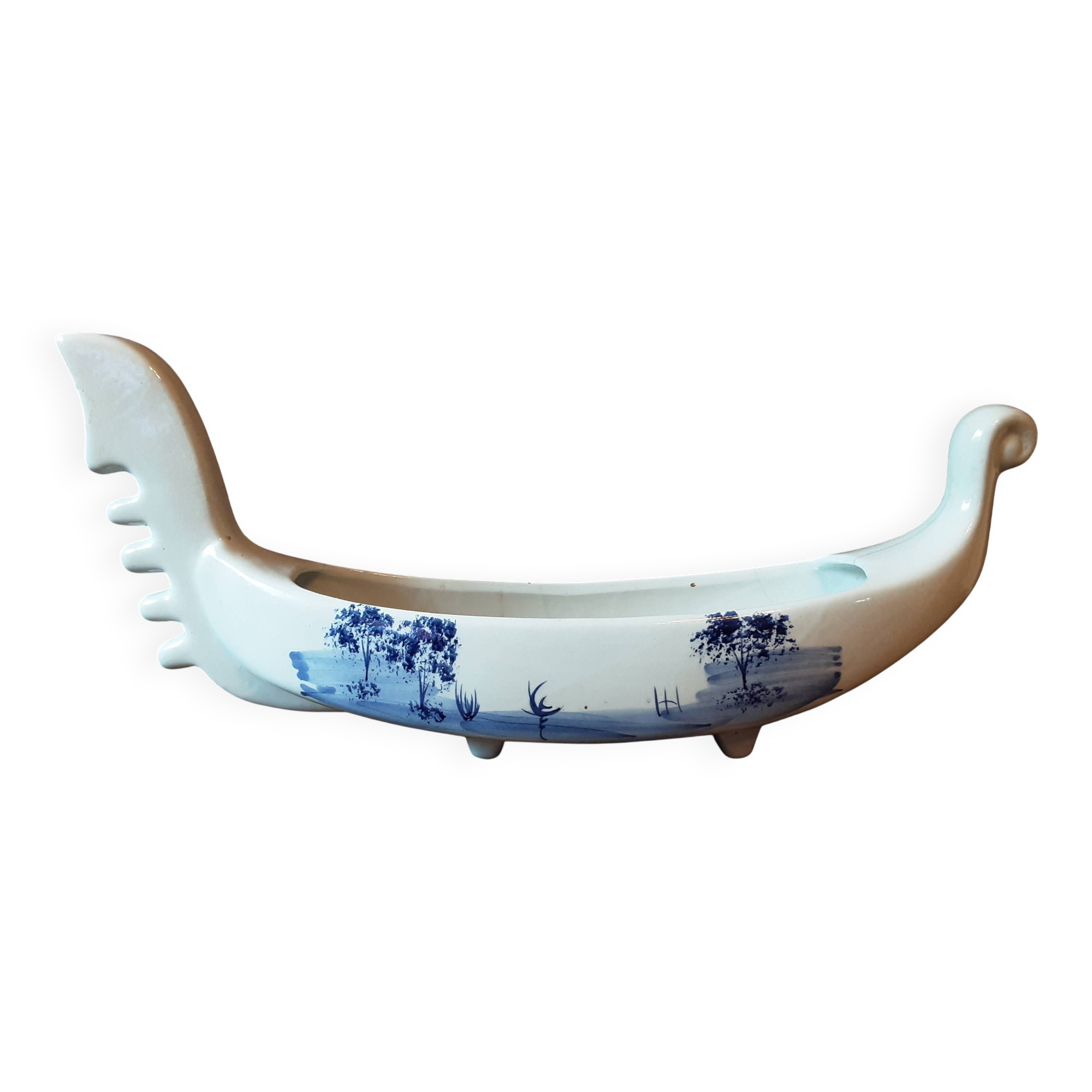Ceramic barge trinket