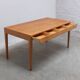 Freestanding 'Model 36' desk in oak by Severin Hansen for Haslev, 1958