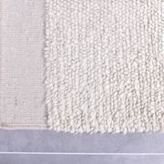 2x8 White Handmade Wool Vintage Runner Rug, 67x246Cm