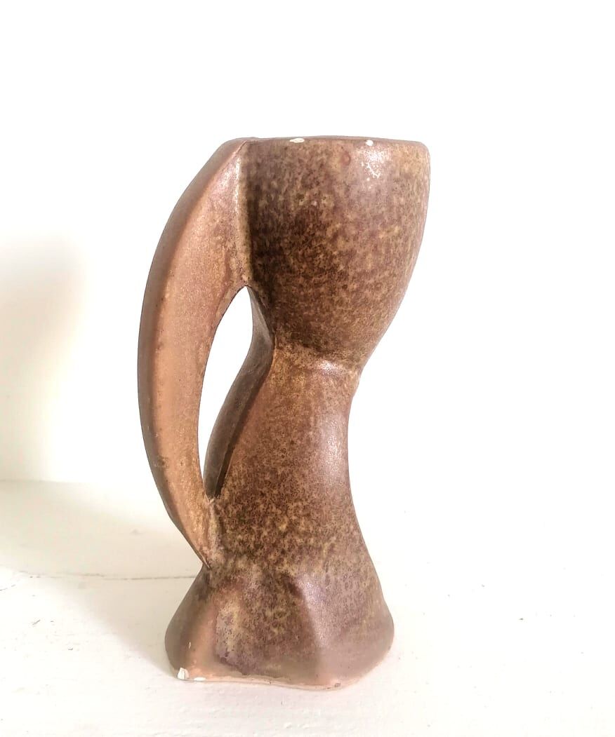 Futuristic ceramic coquetier Vallauris