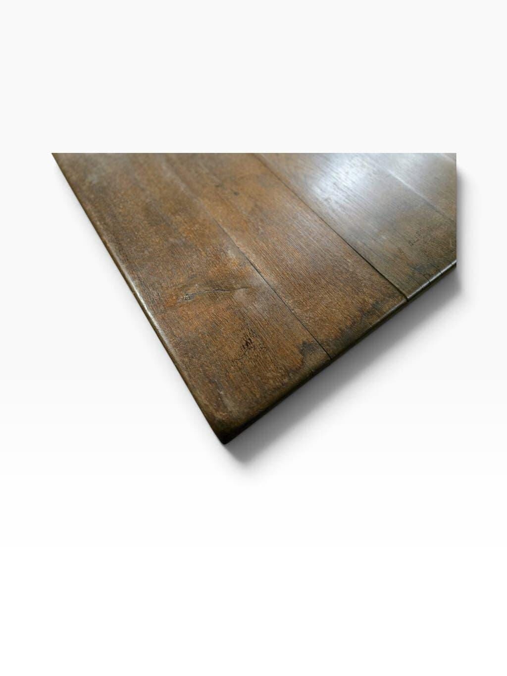XL vintage dining table in solid wood