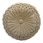 Vintage round cushion