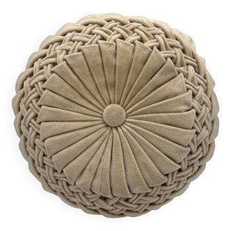 Coussin rond vintage