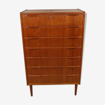 Teak chest of drawers danish 1960