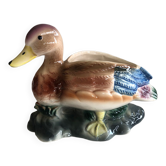 Vintage ceramic duck saucière