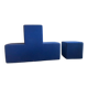 Sofa and pouf