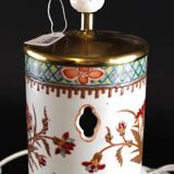 Hand-painted Flower Motif Porcelain Table Lamp, Qing Dynasty, China