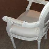 Louis xvi medallion armchair