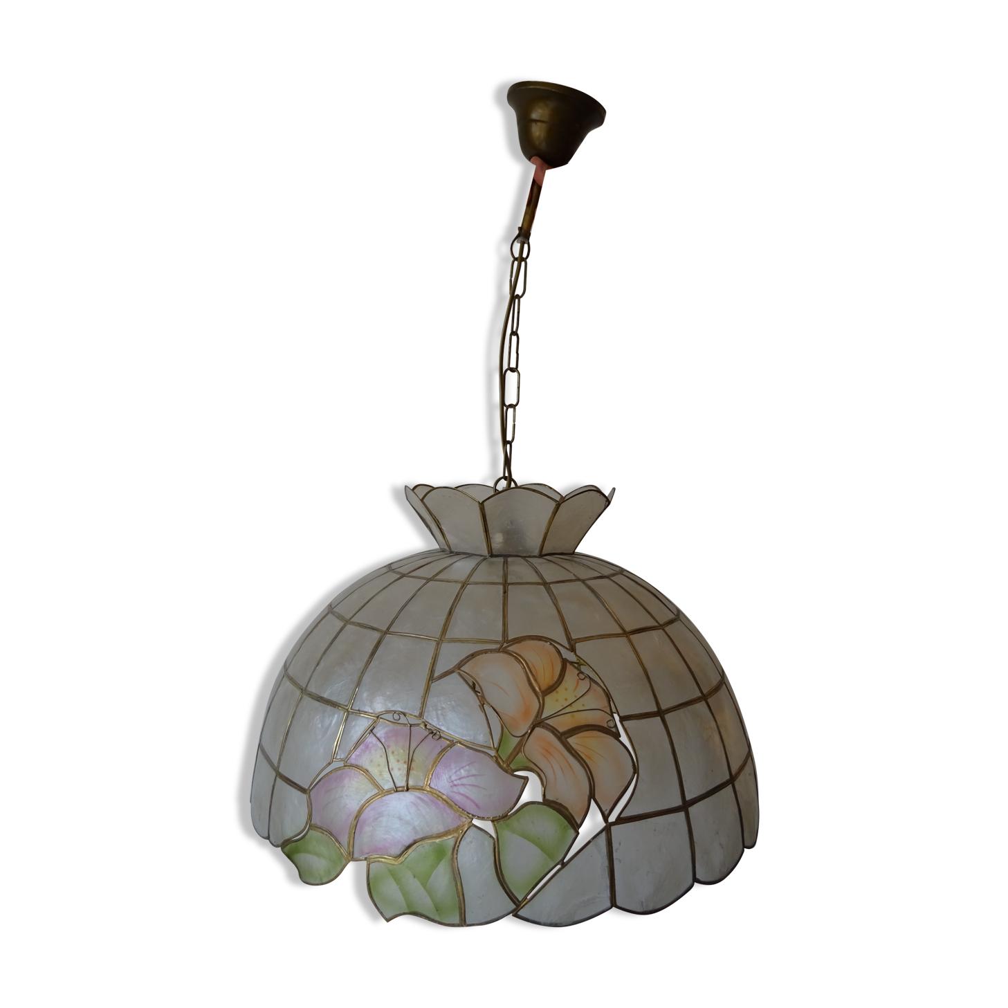 Suspension in vintage mother-of-pearl year 70