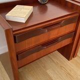 Pair of Scandinavian style bedside tables