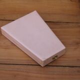 Vintage 4-piece silver-plated metal box set – shell motif – 18 g silver plating