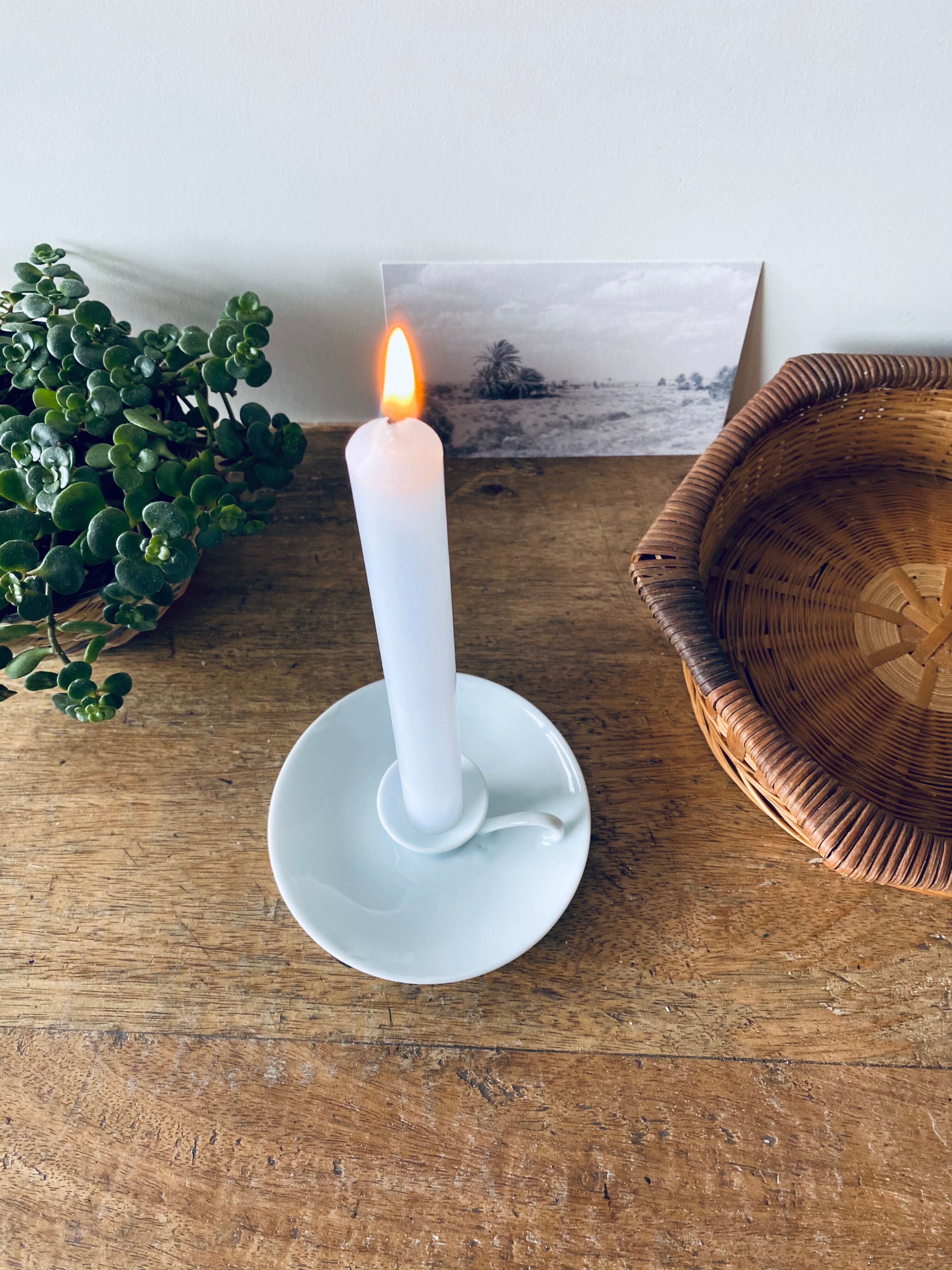 Porcelain candlestick