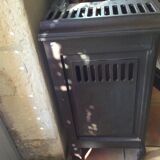 Signed cast iron wood stove