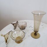 Art Deco Collection of 7 Vases and Sculptures Sweden 1920s