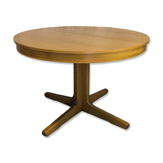 Table ronde scandinave extensible vintage