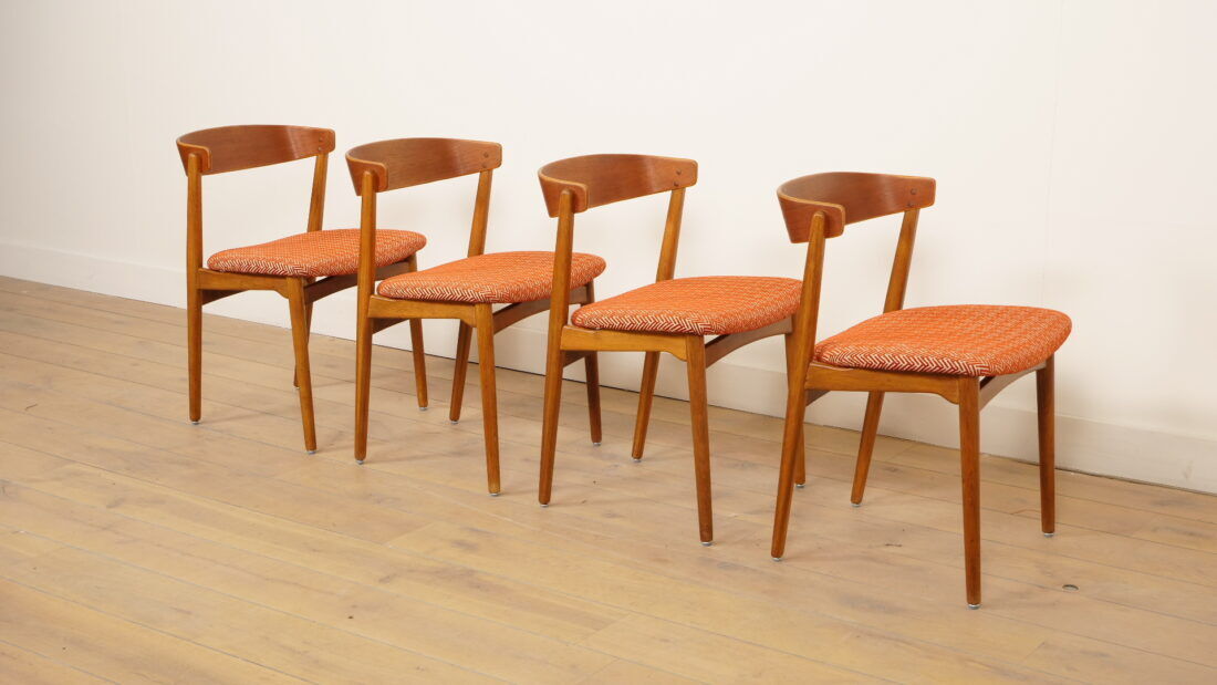 Set of 4 Farstrup dining chairs - Danish design vintage