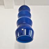 Blue colored Murano glass pendant lamp, Sweden 1960's