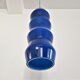Blue colored Murano glass pendant lamp, Sweden 1960's
