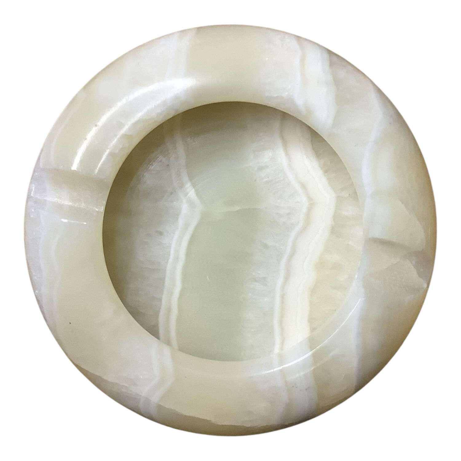 Vintage onyx marble ashtray – 1960s/70s