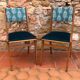 Paire de chaises années 50