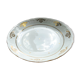 Hollow dish golden white porcelain berry