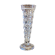 1950s single stem glass vase crystal cut design 15cm tall