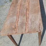 Large table 181 cm of cherry and oak farm