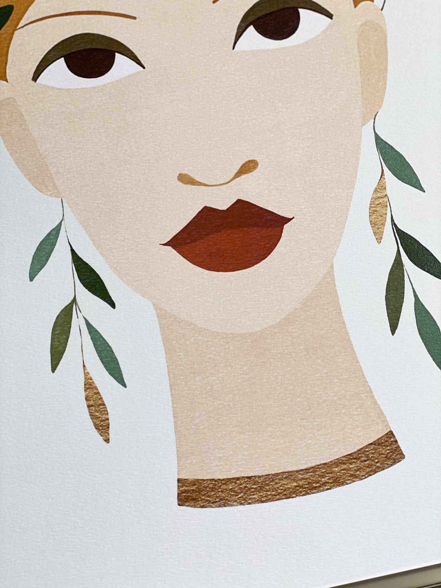 Affiche imprimée 'Daria' de Céline Kadara
