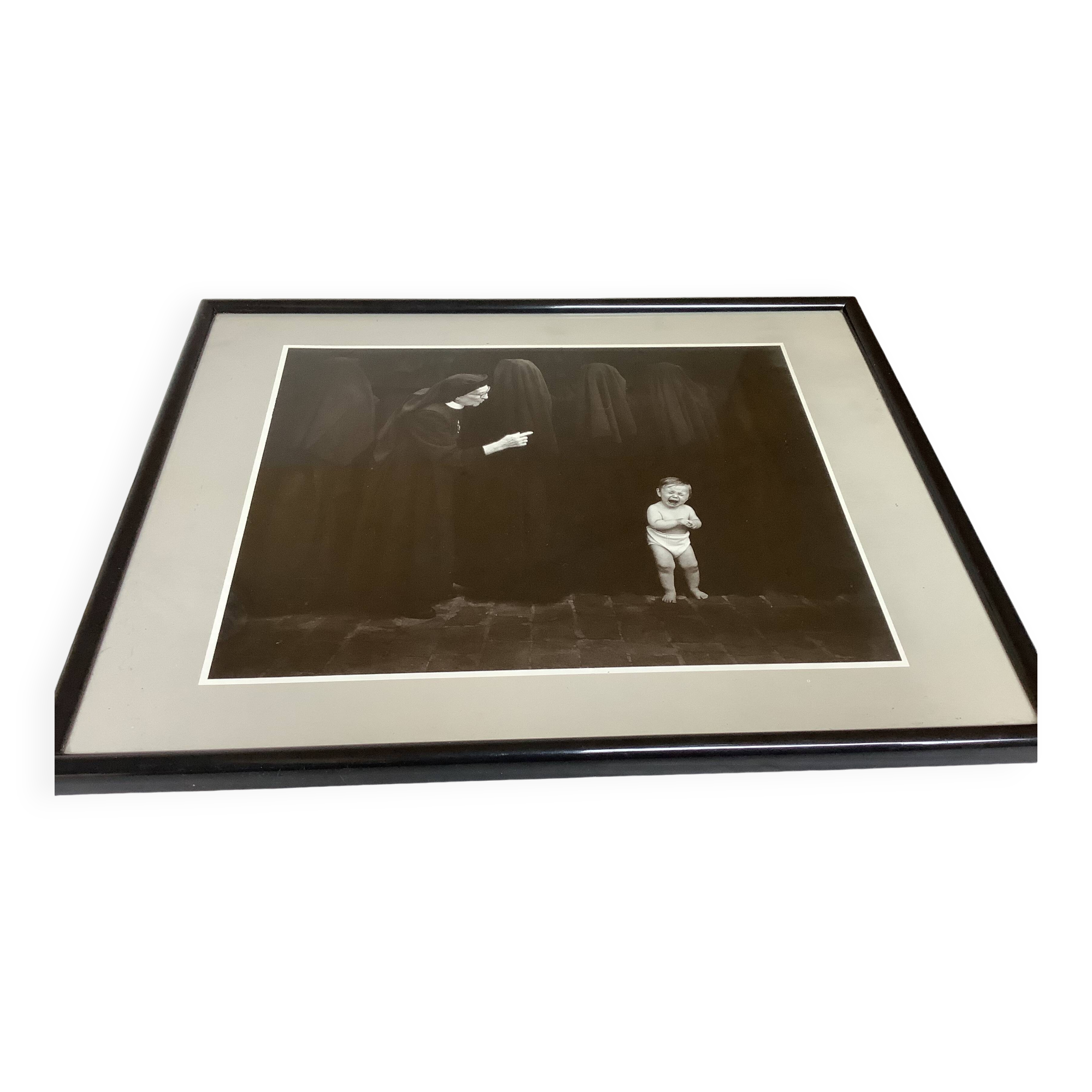 Photo frame entitled please be silent by Pedro Luis Raota