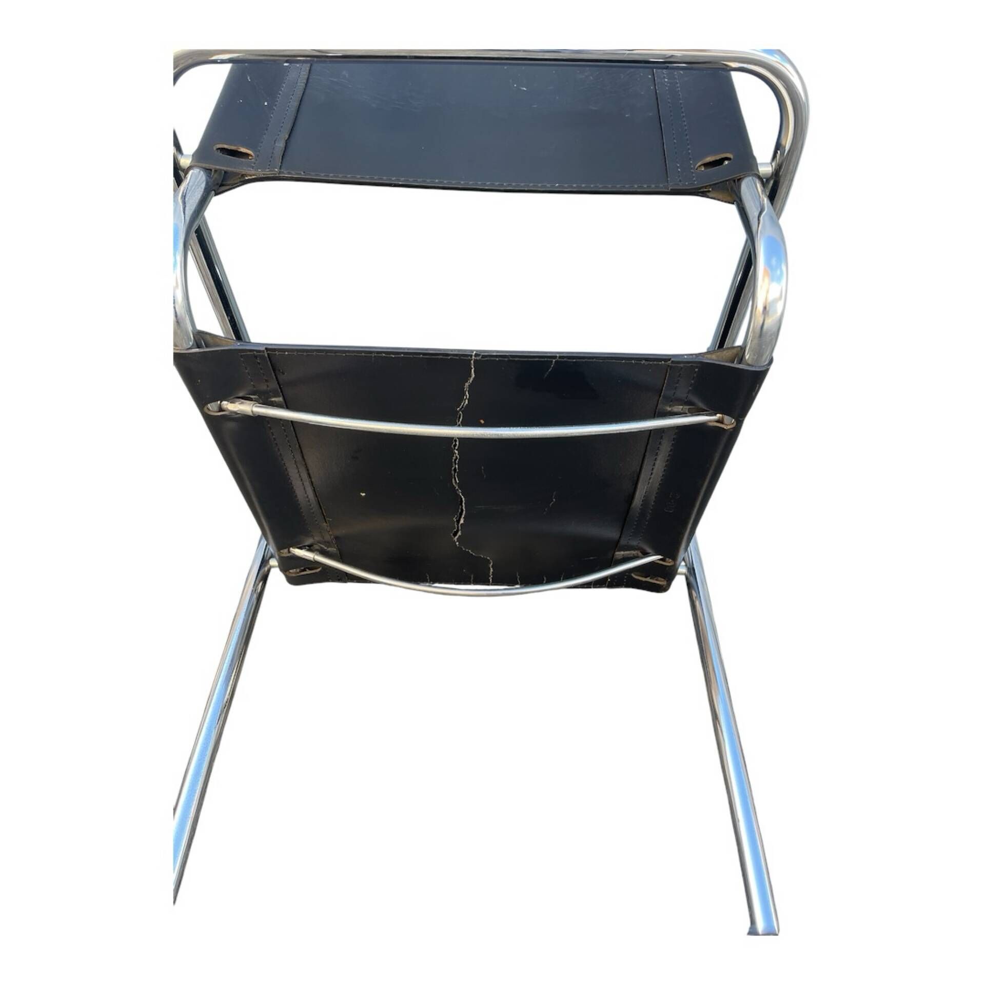 Cantilever armchair MR20 (Mies van der Rohe) with armrests