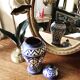 blue apothecary room