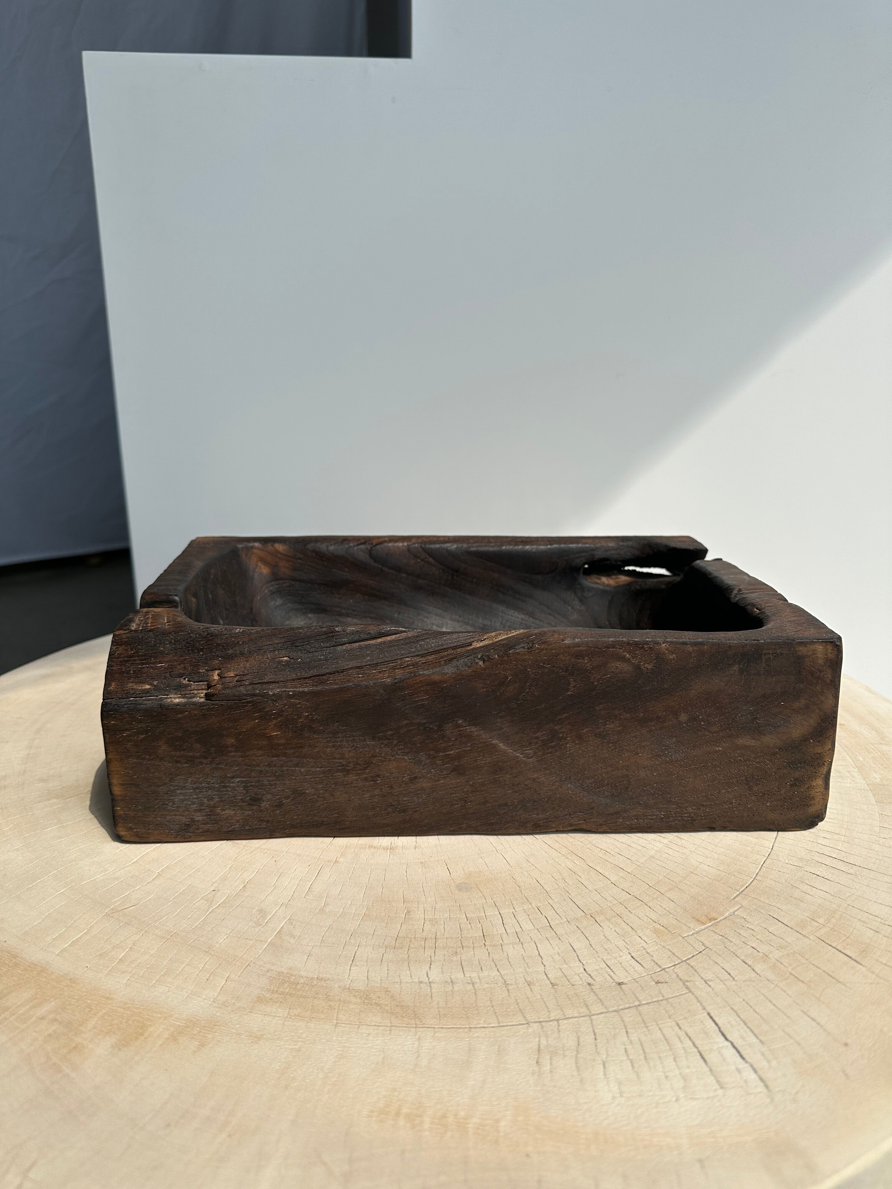 Asian teak empty pocket