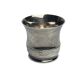 Ercuis, small baptismal cup in silver-plated metal from the 20th century.