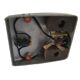 Old Vintage Functional Art Deco Green Enameled Industrial Desk Lamp